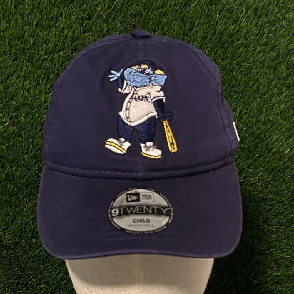 Tampa bay rays new era Raymond mascot embroidered hat child blue adjustable
